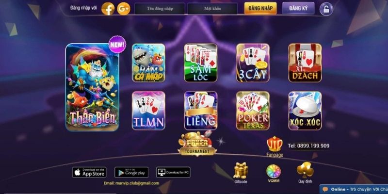 Hướng dẫn đăng ký, đăng nhập chơi tại cổng game RIKVIP